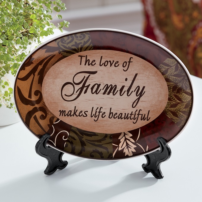 Love of Family Plate Stand, , large
