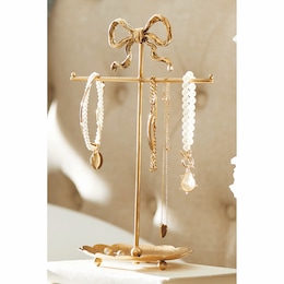 Tiered Bow Jewelry Stand, , large