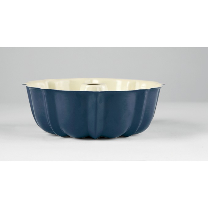 Nordicware 6-Cup Navy Blue Formed Bundt Pan, Lightweight 