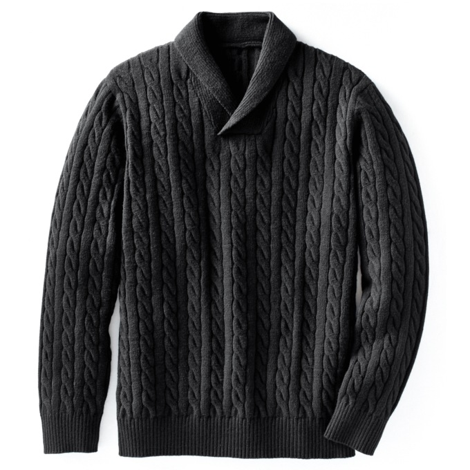 Shawl Collar Sweater, , large