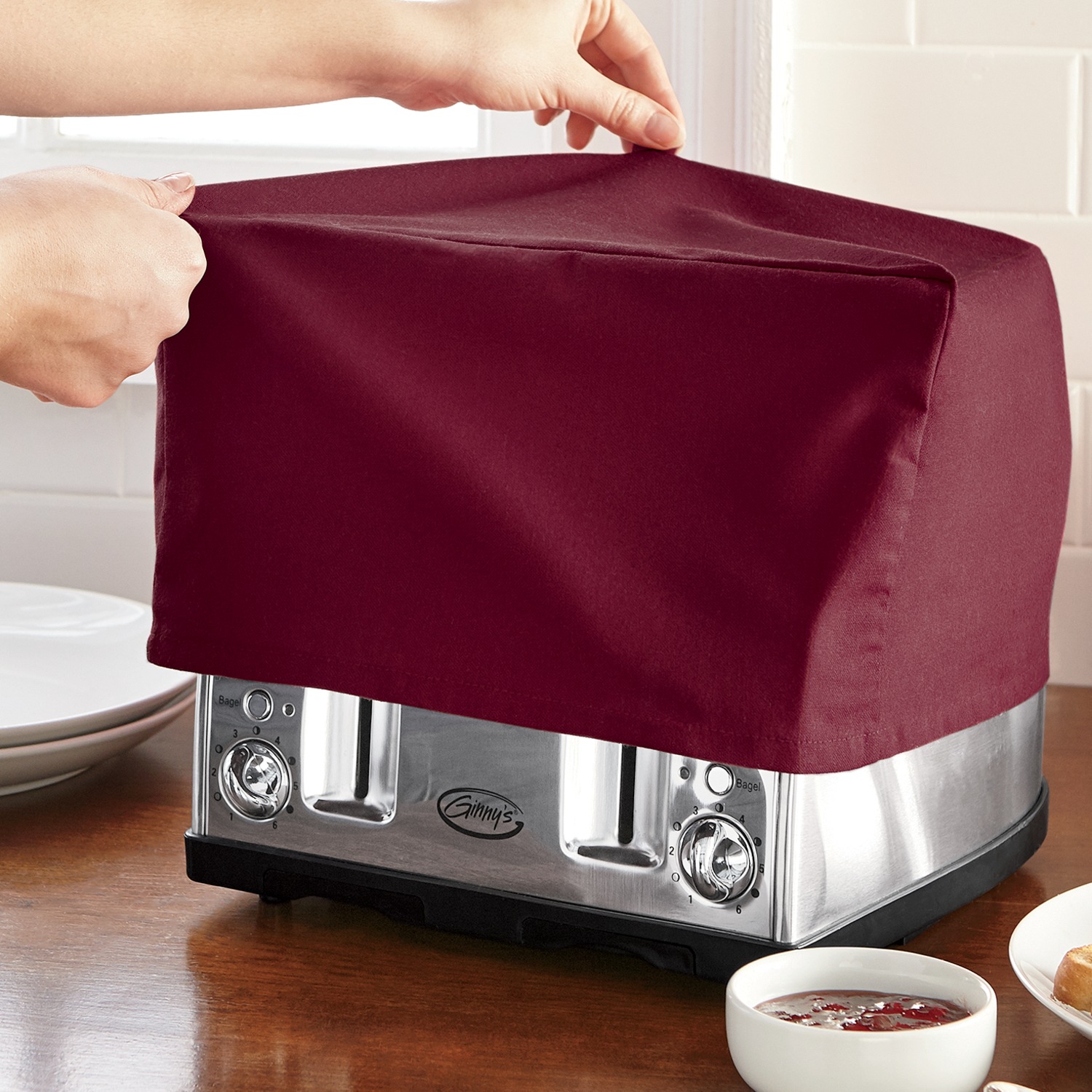 Burgundy toaster hotsell