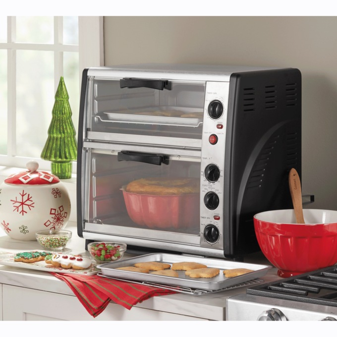 Double toaster oven deals