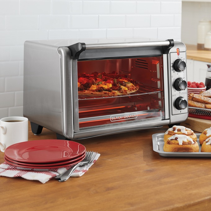  Black & Decker Crisp 'N Bake Air Fryer Toaster Oven : Home &  Kitchen