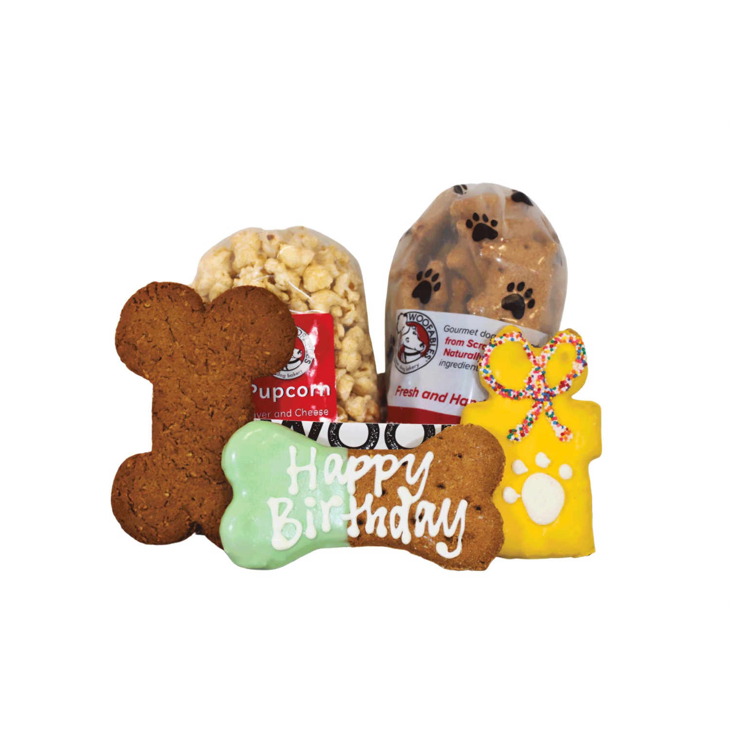 Woofables Dog Treat Gift Baskets Swiss Colony