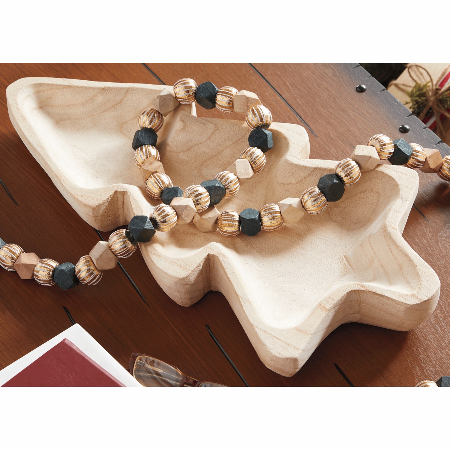 Christmas Tree Decorative Tray Swiss Colony