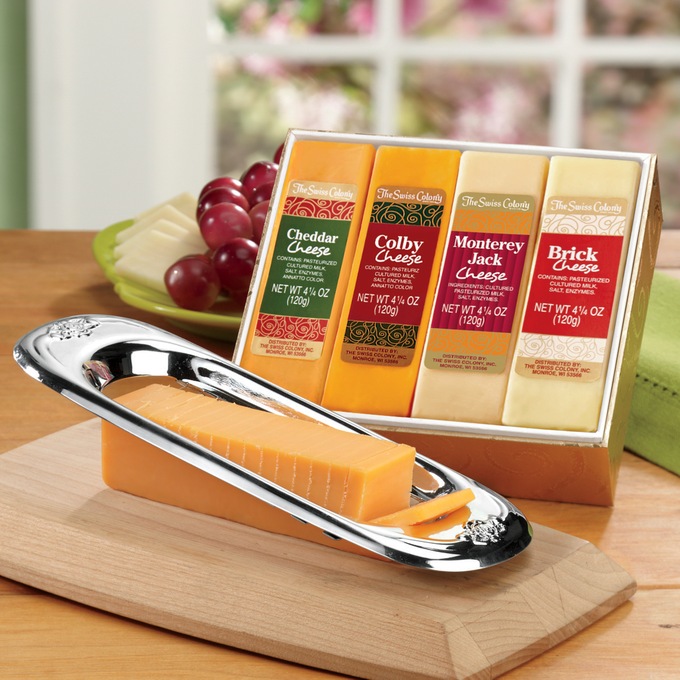 Cheese Bars with Slicer Swiss Colony