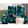Kids Novelty Throw Blanket & Bootie Slipper Gift Set, , large