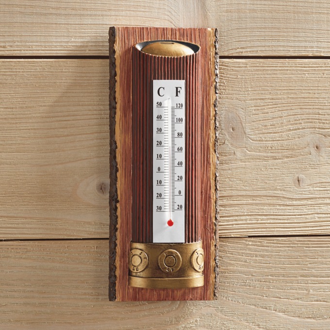 Vintage Thermometer Wood Old Thermometer Wooden Thermometer Indoor