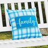 Plaid Family Pillow, , large