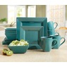 16-Piece Solid Square Dinnerware Set, , large