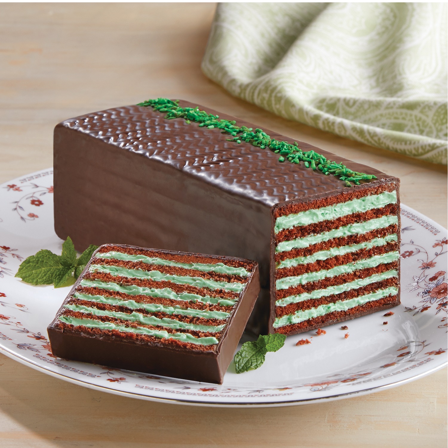 Mint Chocolate Dobosh Torte Swiss Colony
