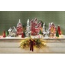 Lit Rustic Wood Winter Village, , large
