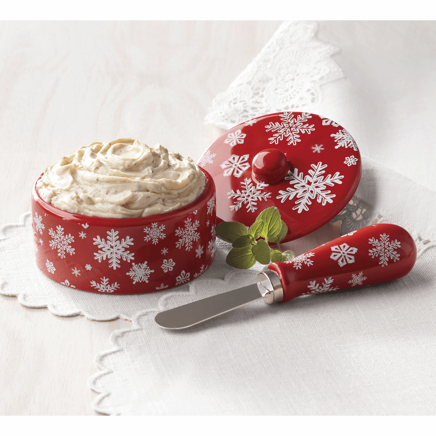 Cheese Crock with Cheese Spread Swiss Colony