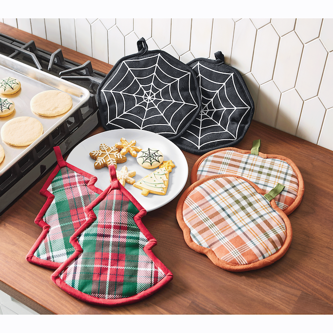 Set of 2 Shaped Potholders, , large