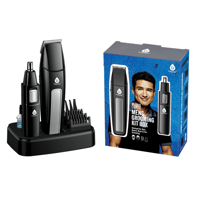 Men's Grooming Kit with Stand , , large