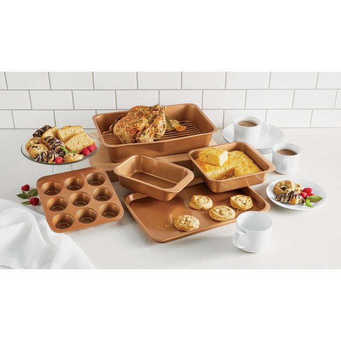 Gotham Steel Stackmaster 6-Piece Bakeware Set, , large