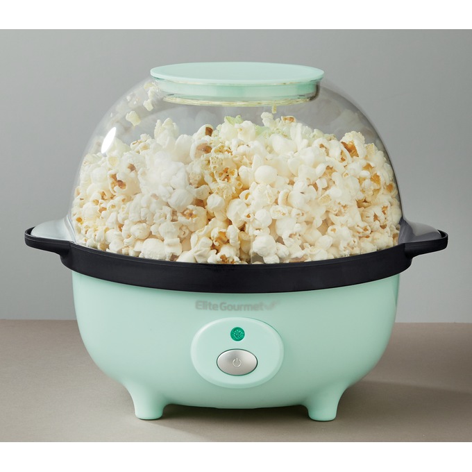 3QT. Automatic Stirring Popcorn Maker – Shop Elite Gourmet - Small Kitchen  Appliances