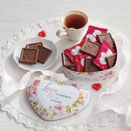 Scripture Chocolates Heart Tin, , large