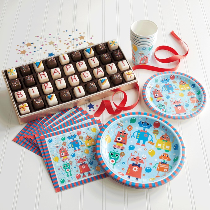 Robot Birthday Party Kit - Small, , large