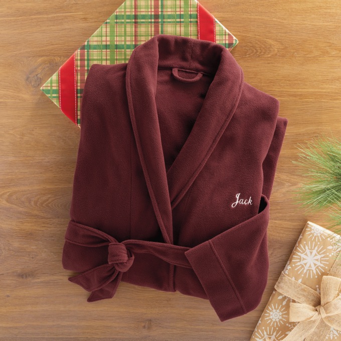 Personalized Fleece Robe, , large