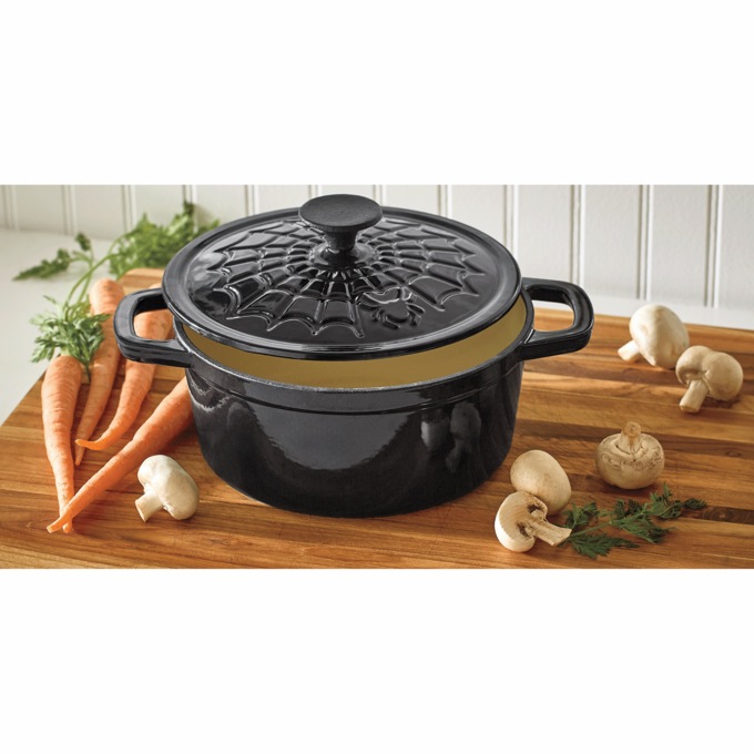 3-Quart Seasonal Enameled Cast Iron Dutch Oven, , large