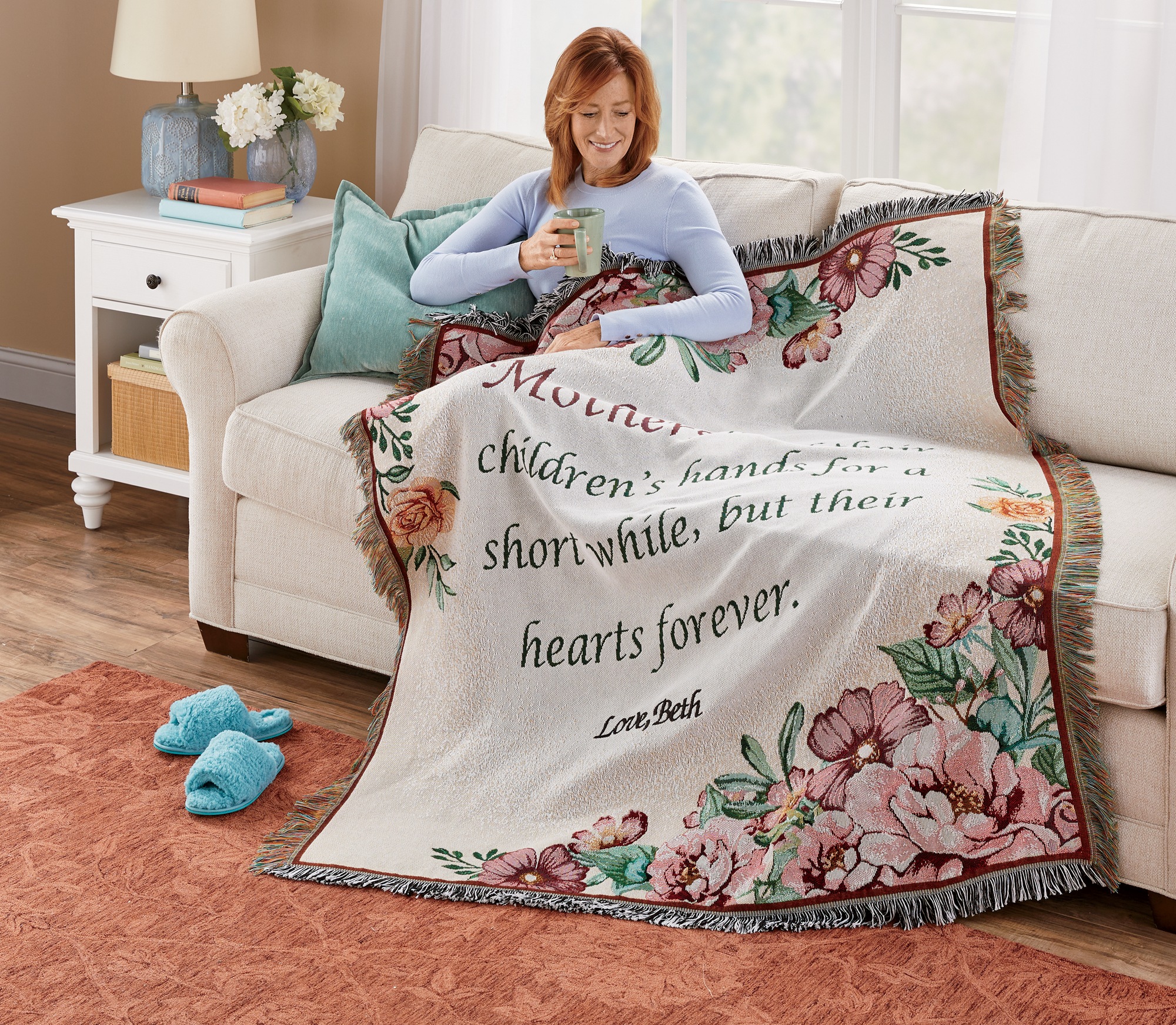 Personalized Tapestry Throw Blanket Swiss Colony