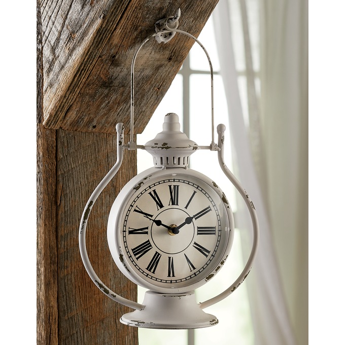 Callie Distressed Table Clock, , large