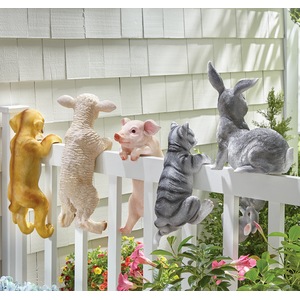 Farm Animal Peekaboo Statues, , large