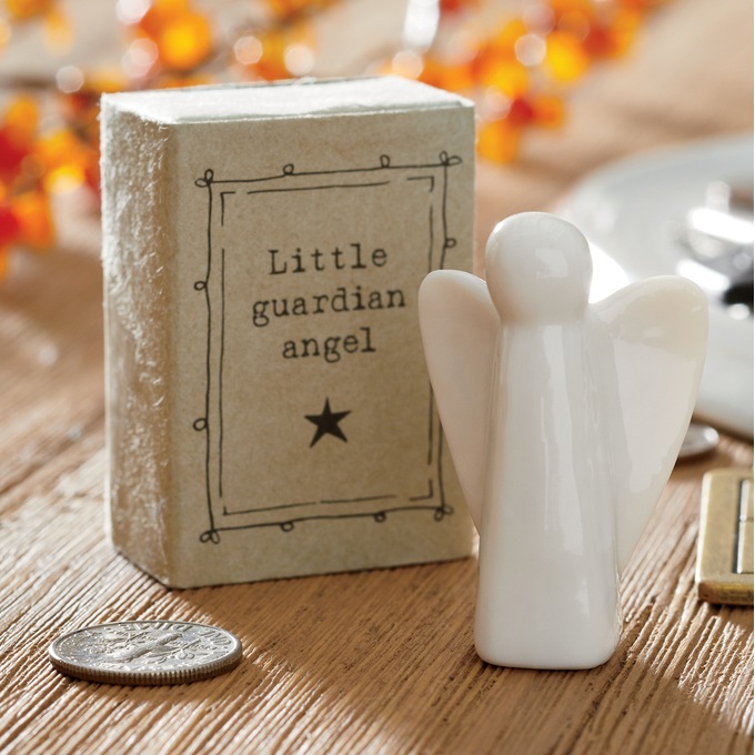 Porcelain Little Guardian Angel, , large