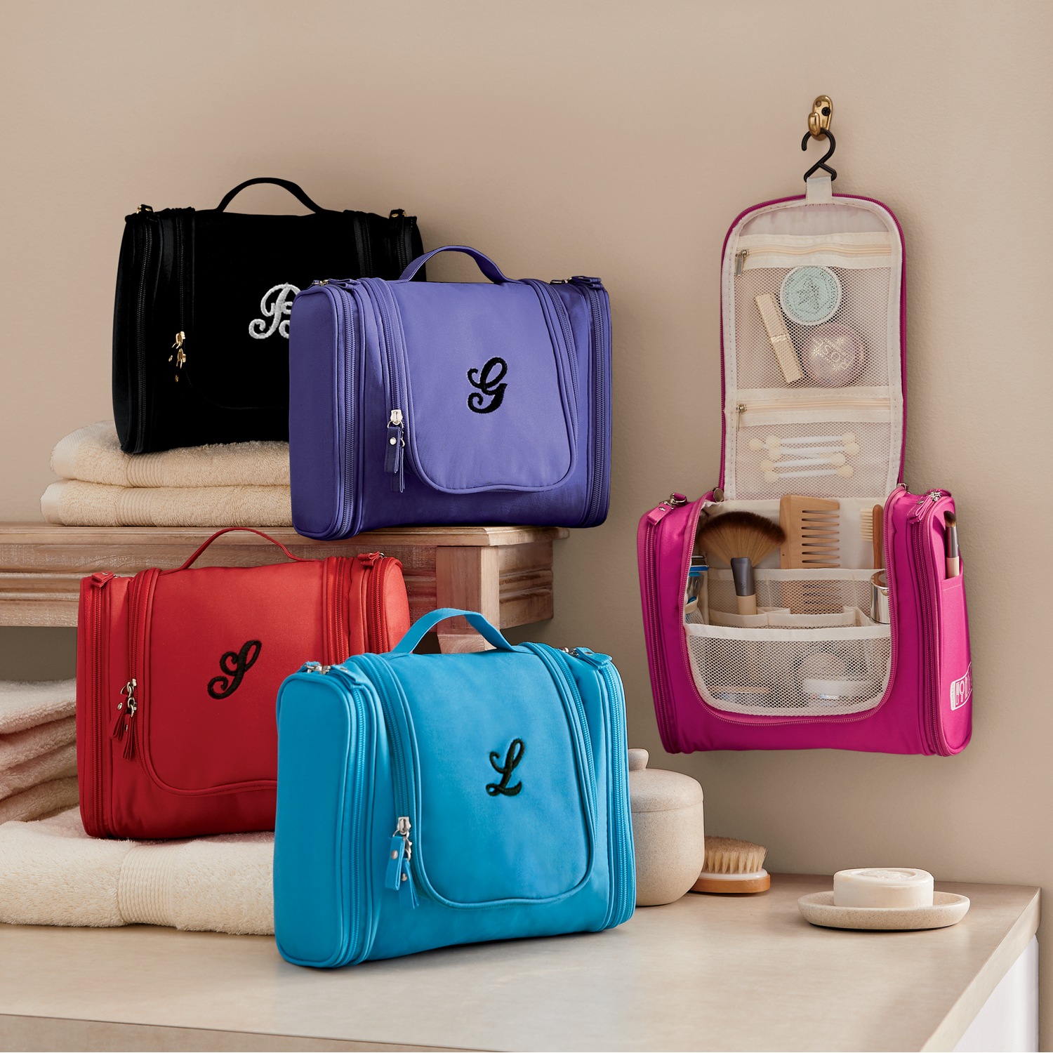 Personalized travel on sale toiletry bag