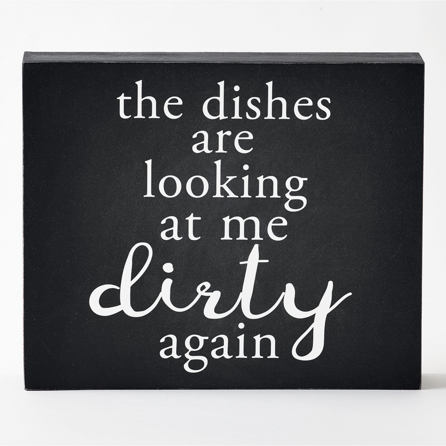 Dirty Dishes Word Sign Swiss Colony