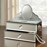 Personalized Mirrored Jewelry Box with Drawers, , large