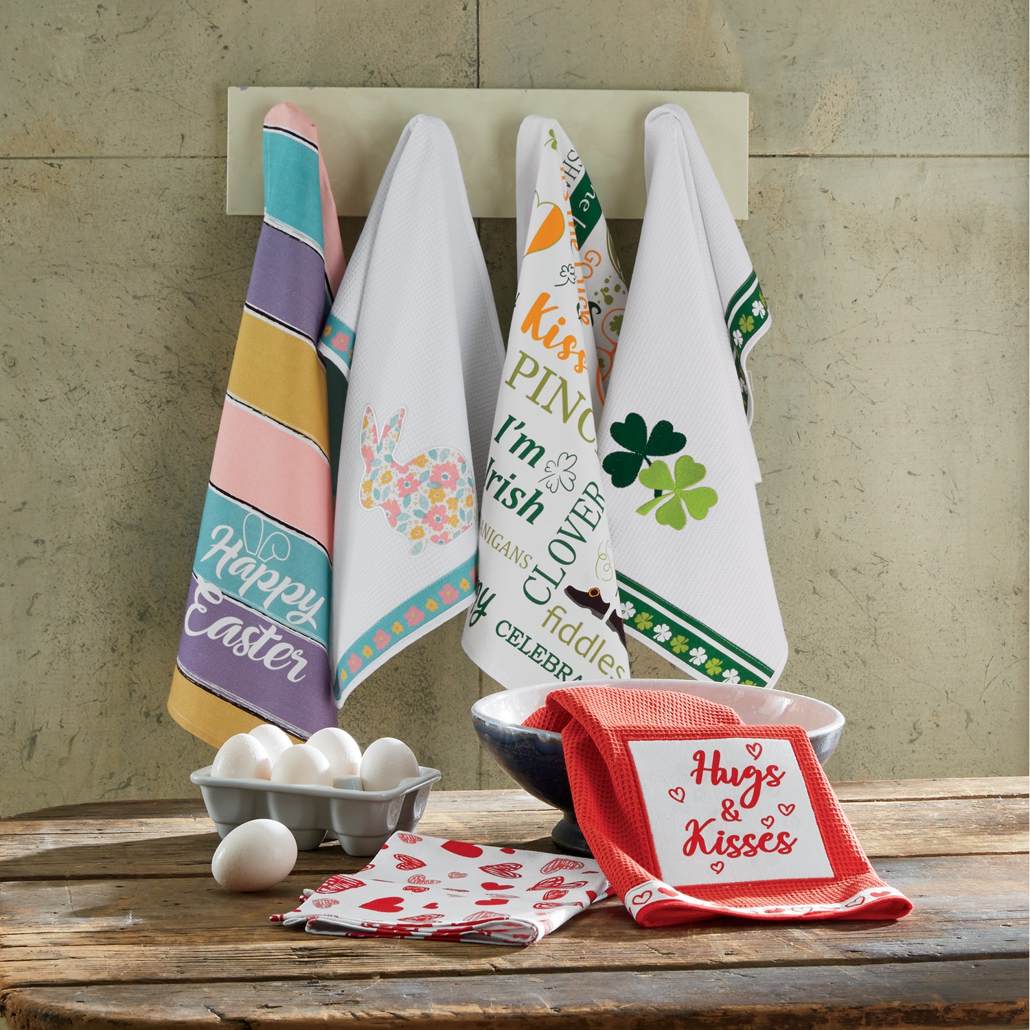 Seasonal dish towel set hotsell