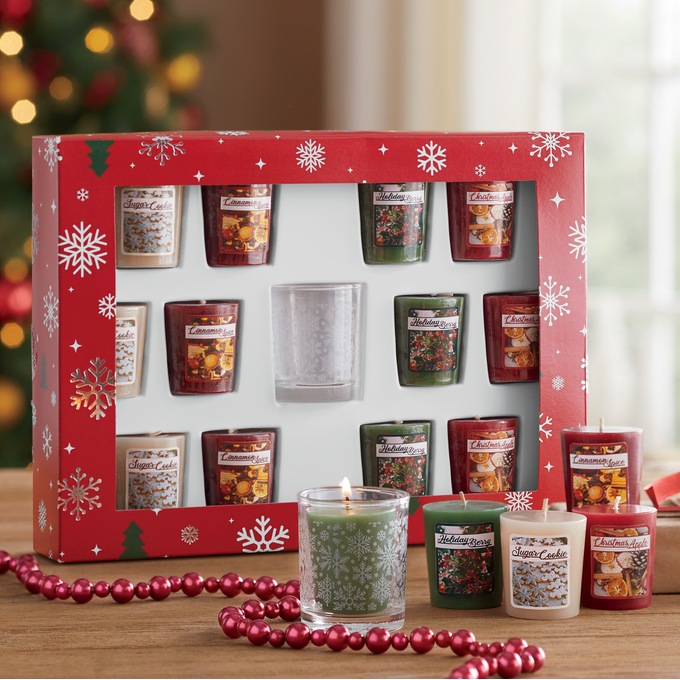 Holiday Favorites Candle Gift Set, 13 Pieces, , large