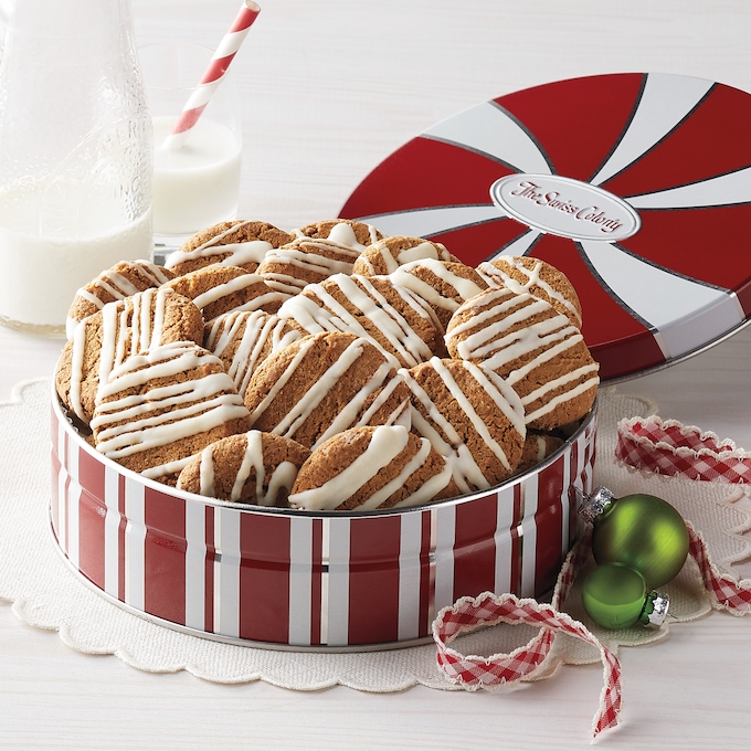 Drizzled Ginger Cookies, , large