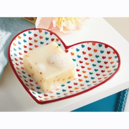 Figural Heart Soap Dish, , large