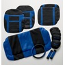 14-Piece Seat Cover Kit, Blue, large