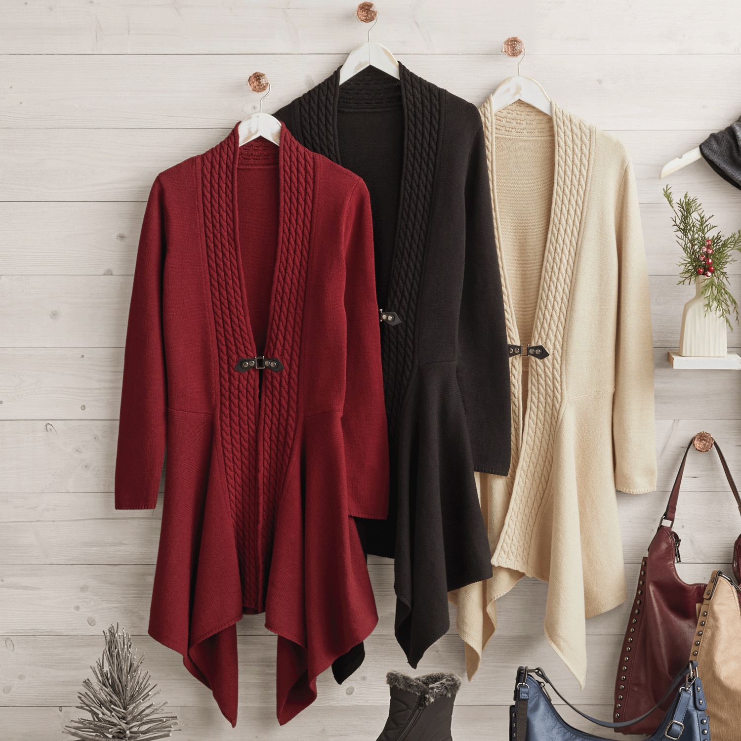 Buckle cardigan clearance