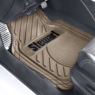 Set of 2 Personalized Rubber Car Mats, Beige, large