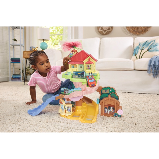 VTech Go! Go! Smart Wheels Bluey Road Trip Playset, , large