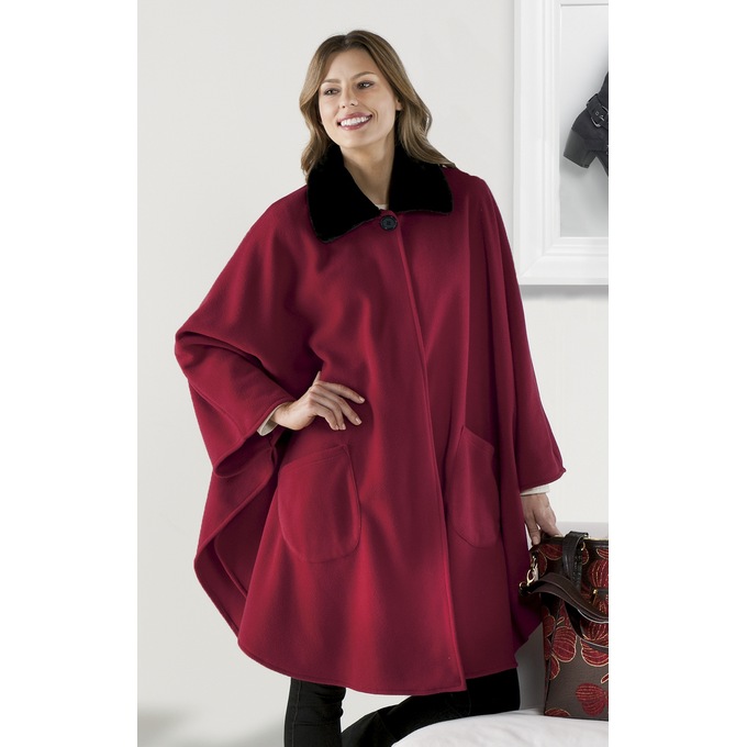 Fleece Cape, , large