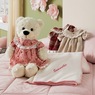 Plush Bear with Dresses and Blanket, , large