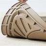 Set of 2 Personalized Rubber Car Floor Mats with Carpet Insets, Beige, large