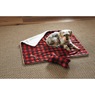 Faux-Sherpa Pet Blanket with Plush Toy, , large