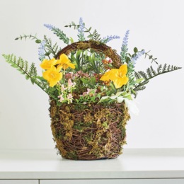 Spring Floral Basket, , large