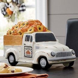 Pumpkin Truck Cookie Jar, , large