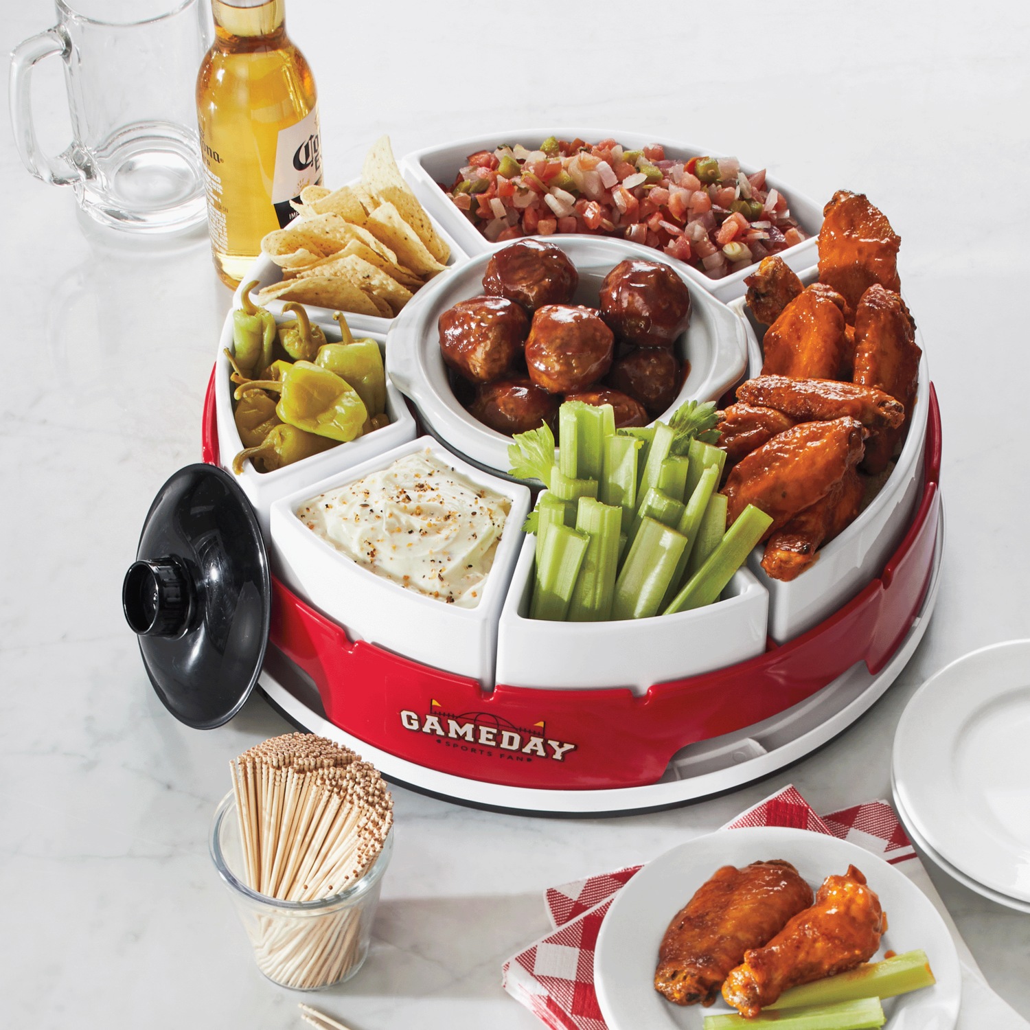 Game Day Lazy Susan | Swiss Colony
