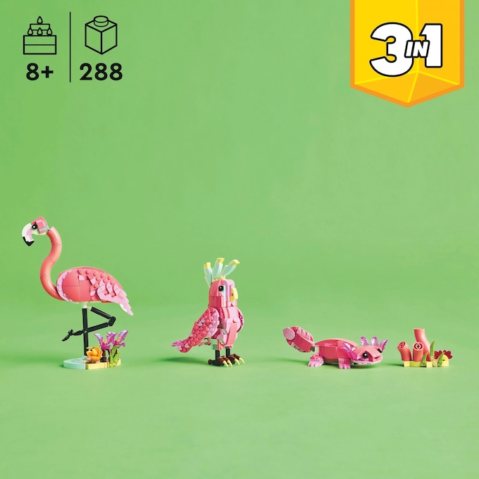 LEGO Creator 3-in-1 Pink Flamingo, , large