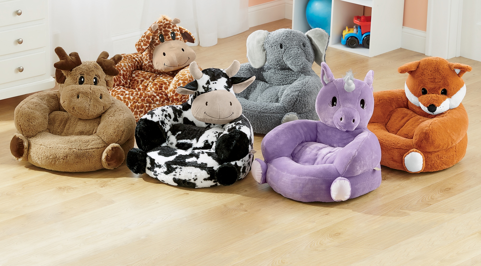 stuffed animal chair