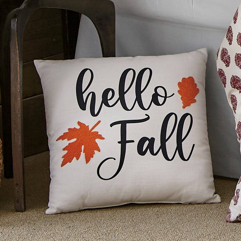 hello fall pillow